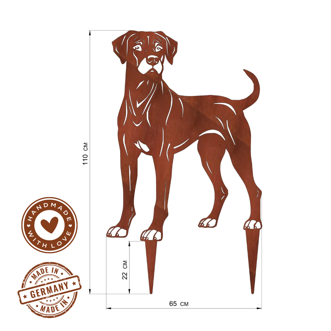 Gartenstecker "Rhodesian Ridgeback"